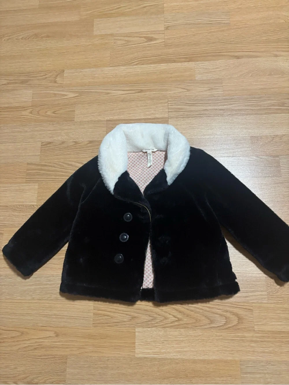 “Matilda Jane” faux fur coat size 4 in great condition